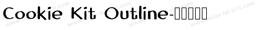 Cookie Kit Outline字体转换